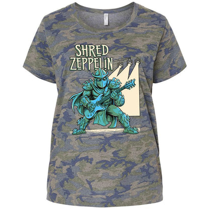 Ladies Curvy Jersey - PPZRW9EU - Vintage Camo - 5