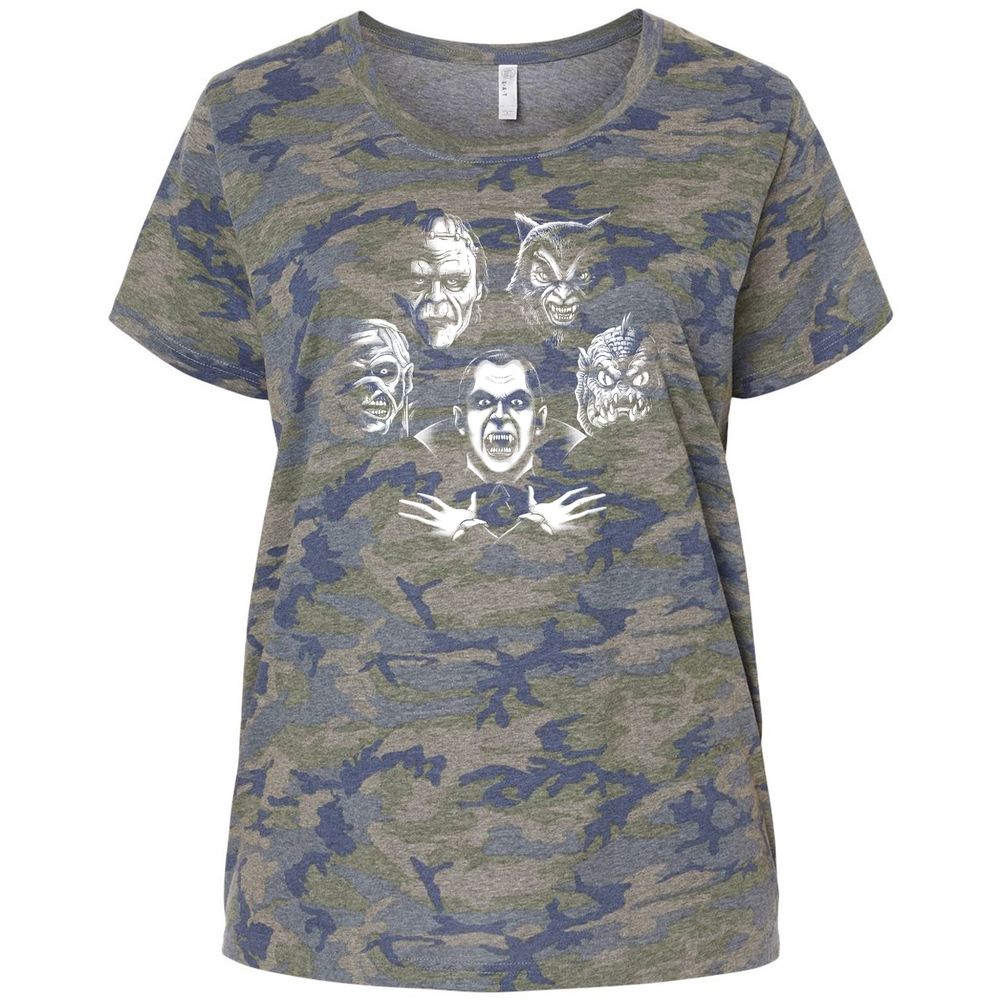 Ladies Curvy Jersey - 9KJF8ZGG - Vintage Camo - 5