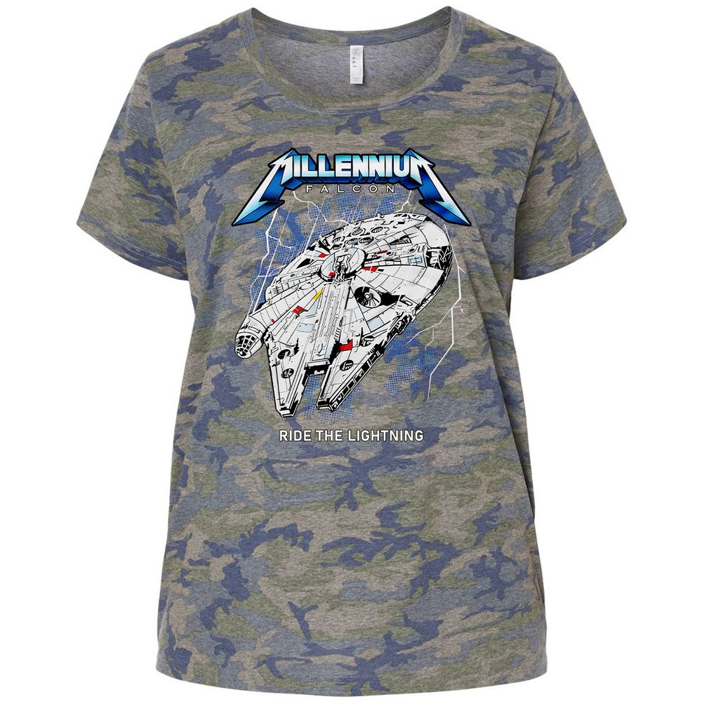 Ladies Curvy Jersey - EZ6KAG41 - Vintage Camo - 5