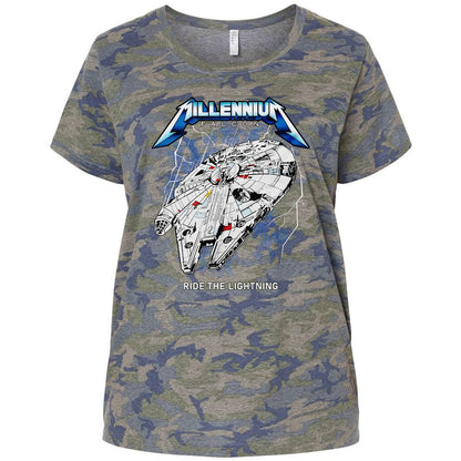 Ladies Curvy Jersey - EZ6KAG41 - Vintage Camo - 5