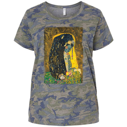 Ladies Curvy Jersey - PBRFL2BY - Vintage Camo - 5