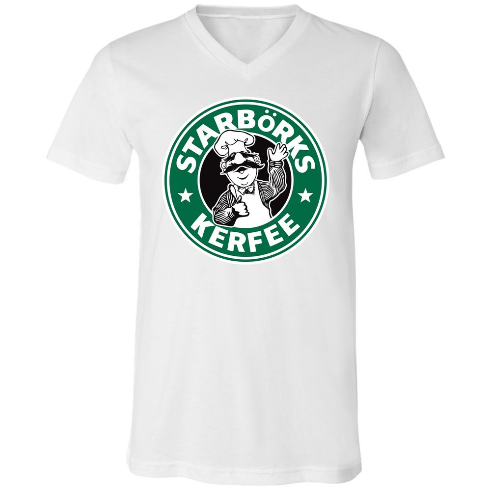 Unisex V-Neck T-Shirt - T8C2C89L - White - 5