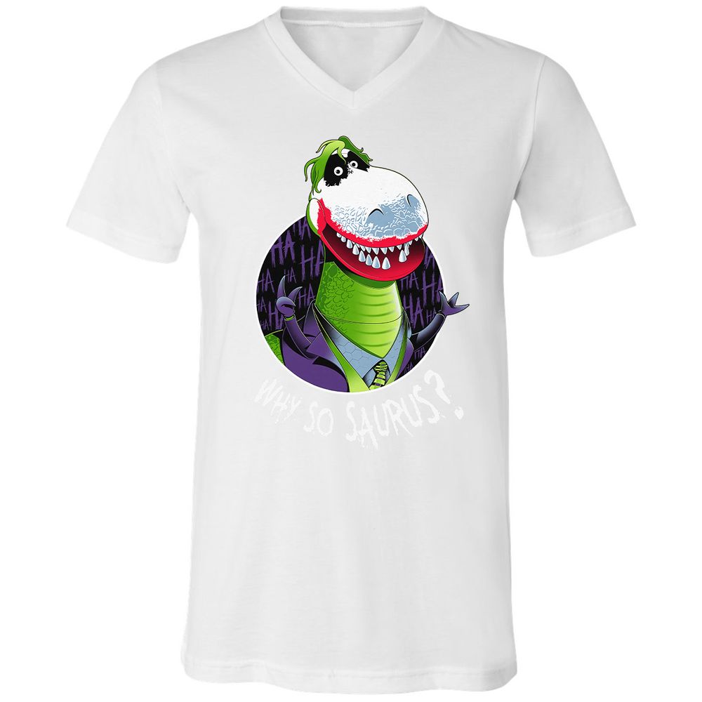 Unisex V-Neck T-Shirt - K9W2TSJ5 - White - 5