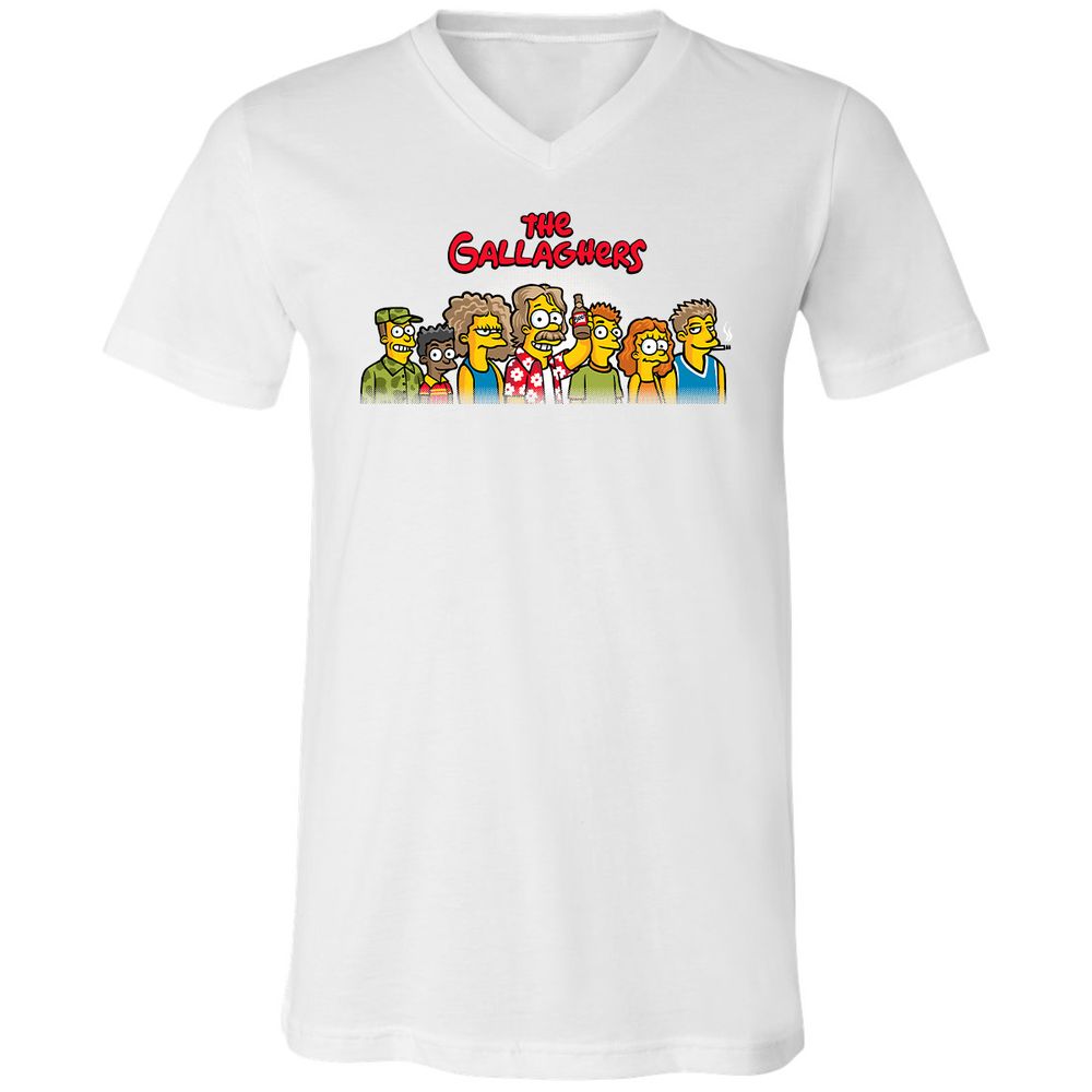 Unisex V-Neck T-Shirt - CAUBD64N - White - 5