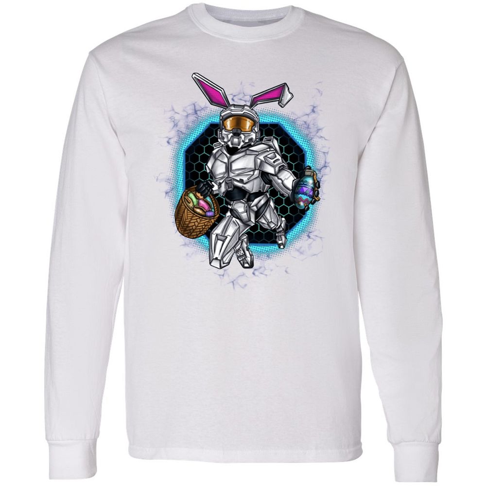 Long Sleeve T-Shirt - B9MQ9CQZ - White - 5