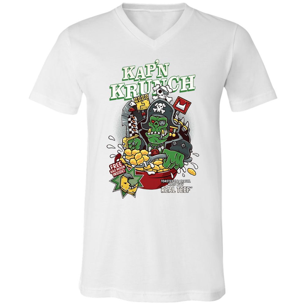 Unisex V-Neck T-Shirt - JVGDL8S1 - White - 5