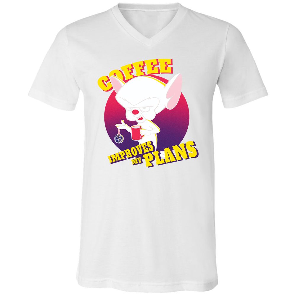 Unisex V-Neck T-Shirt - FXM2ZJJL - White - 5