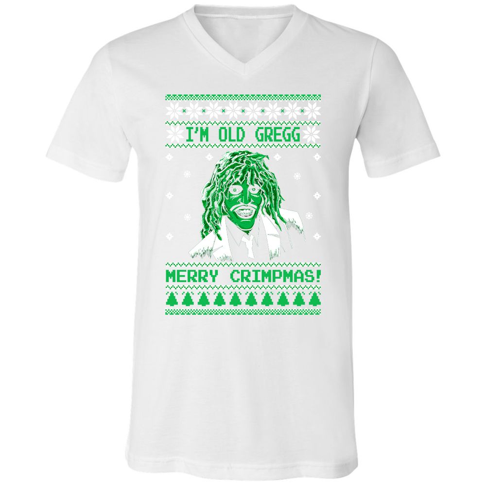 Unisex V-Neck T-Shirt - 9AKW1FDB - White - 5