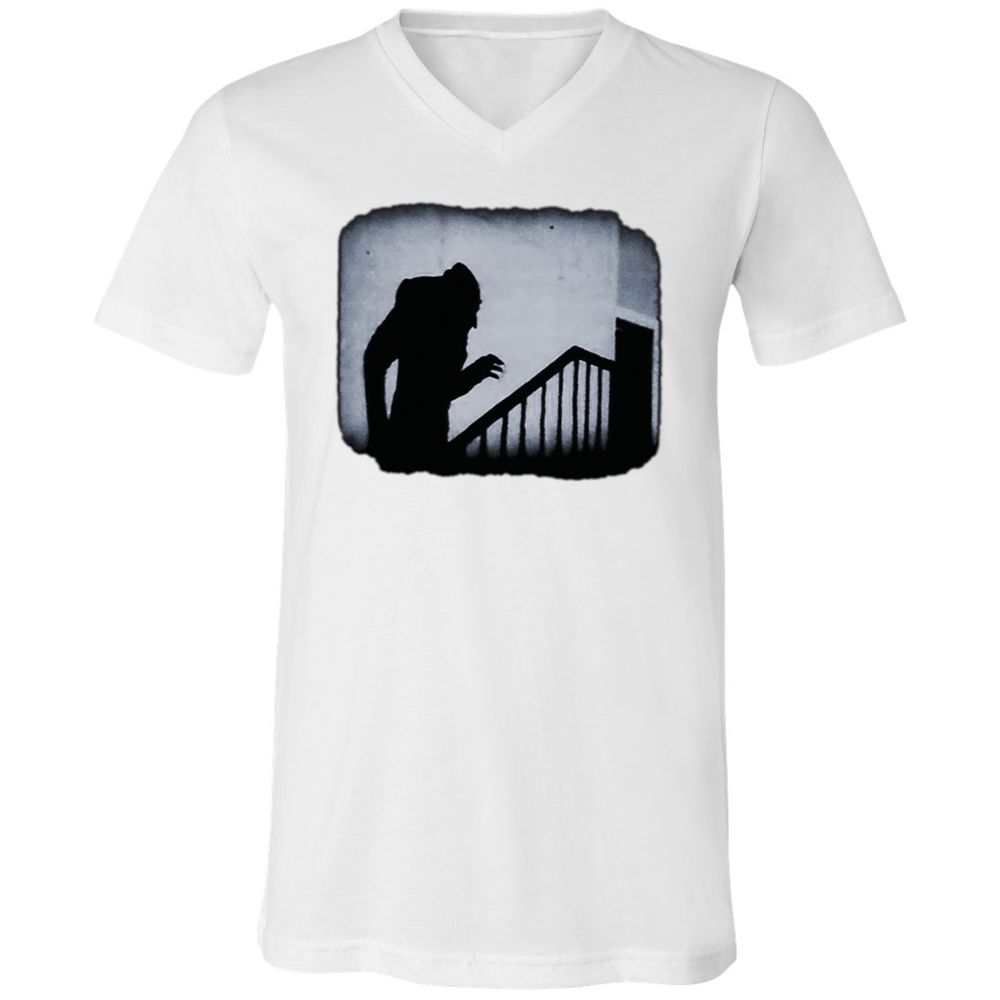 Unisex V-Neck T-Shirt - 2HDFAB66 - White - 5