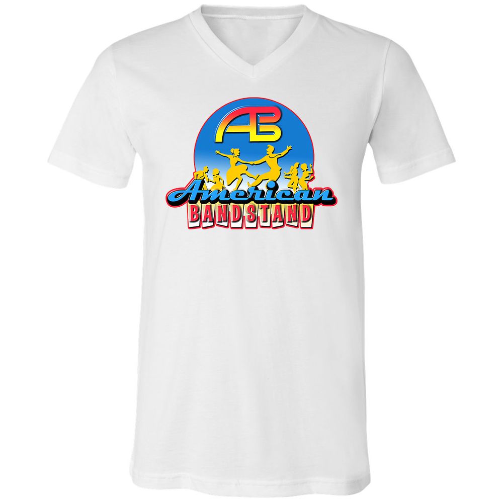 Unisex V-Neck T-Shirt - HS77C7DK - White - 5
