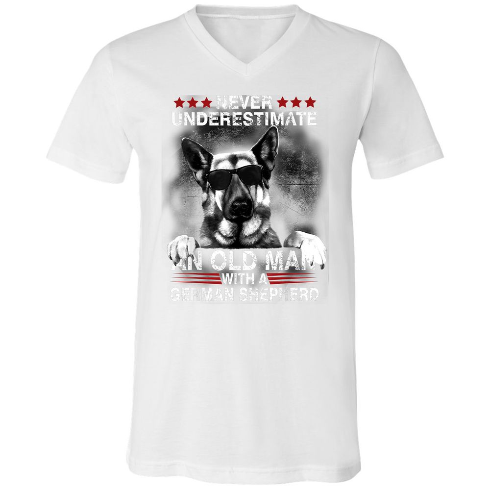 Unisex V-Neck T-Shirt - CRS5KBMZ - White - 5