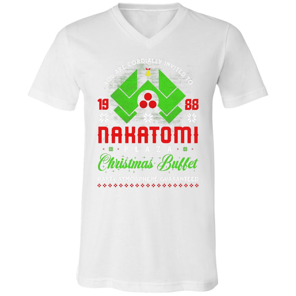 Unisex V-Neck T-Shirt - VSJDBJVV - White - 5