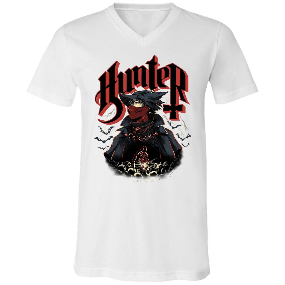 Unisex V-Neck T-Shirt - 88RY3SXU - White - 5