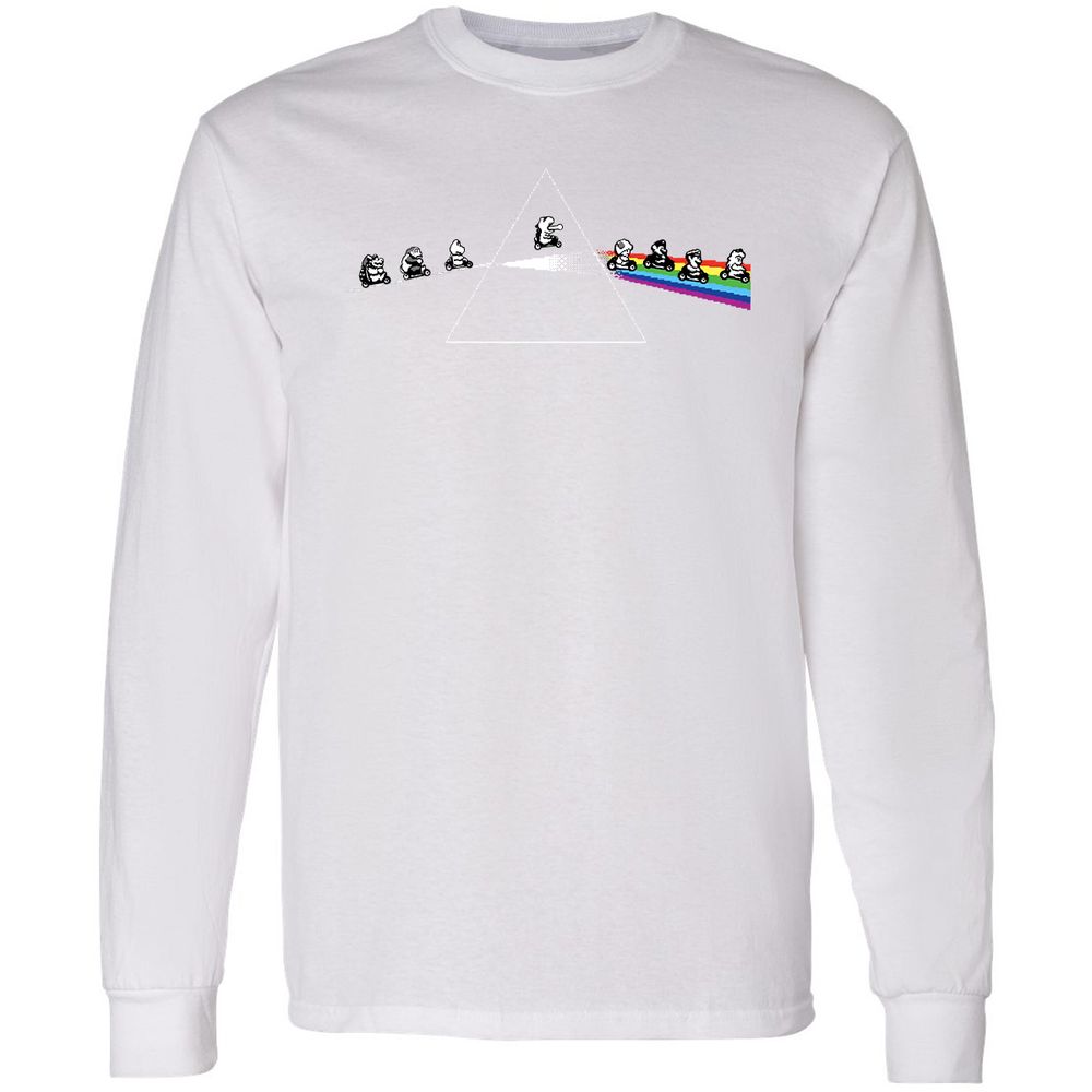 Long Sleeve T-Shirt - 9657GWPT - White - 5