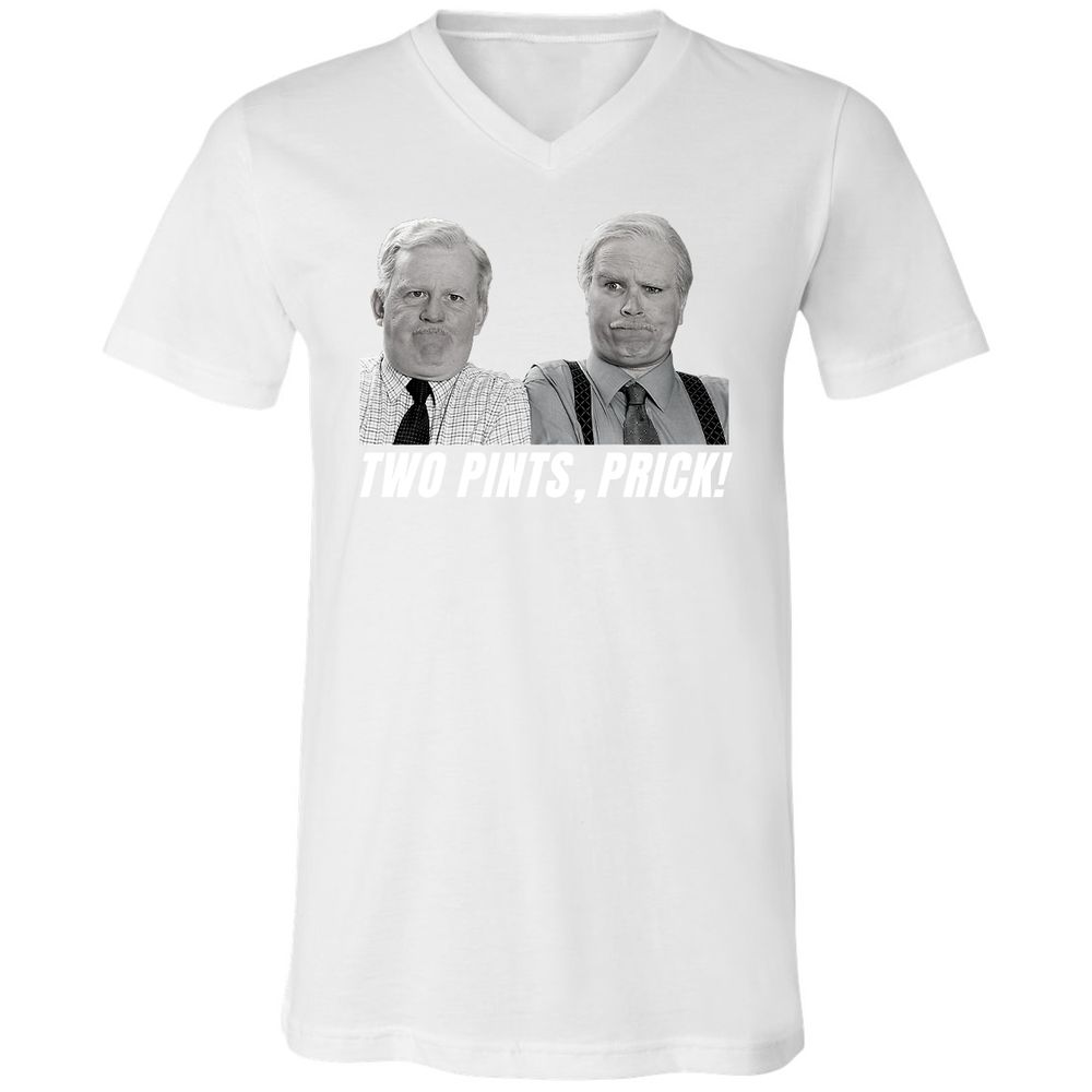 Unisex V-Neck T-Shirt - W95P8VY1 - White - 5