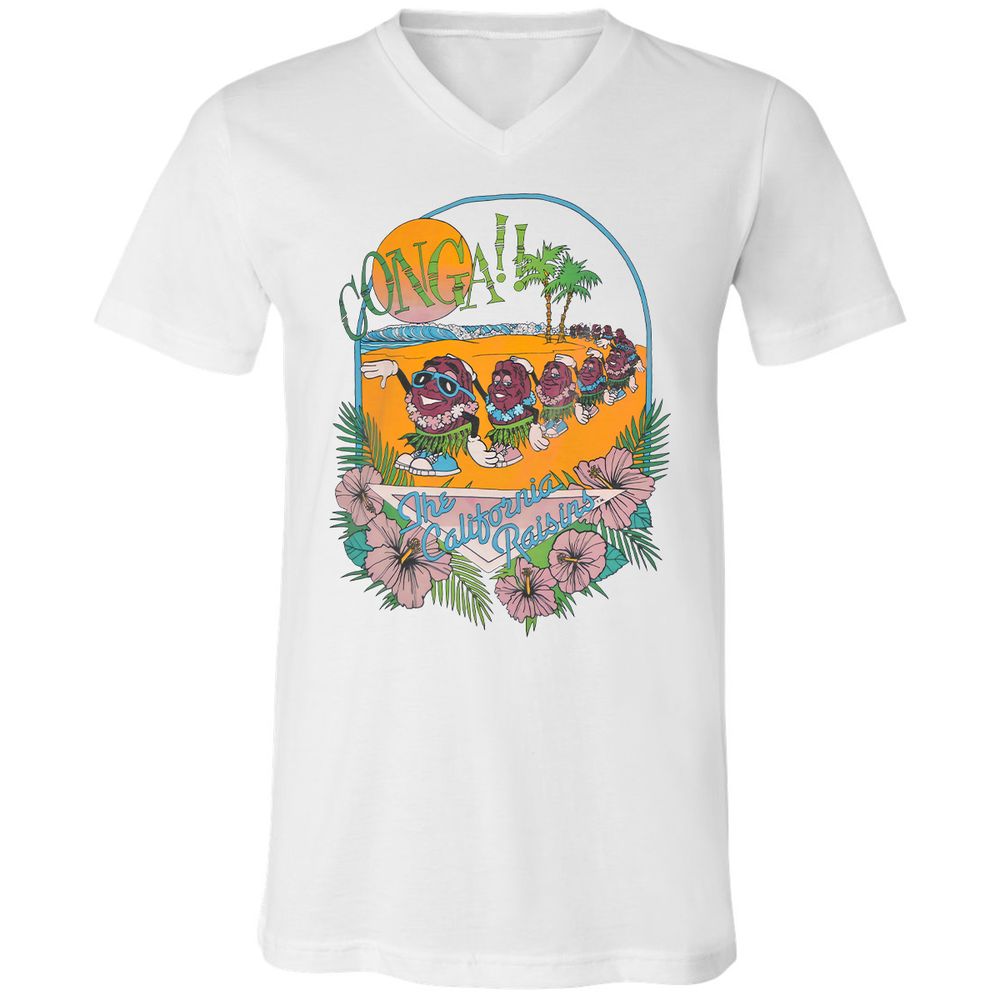 Unisex V-Neck T-Shirt - 8EHVT8N9 - White - 5
