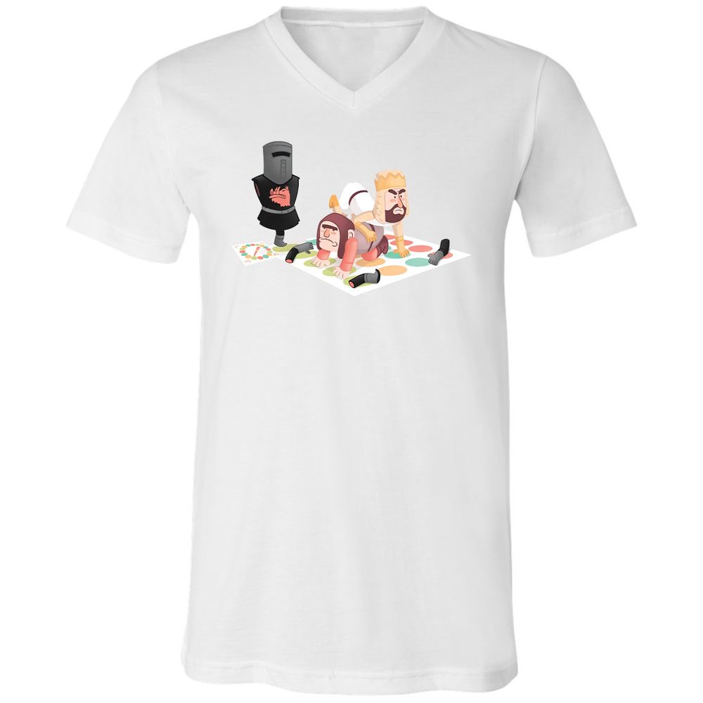 Unisex V-Neck T-Shirt - 262UKWCJ - White - 5