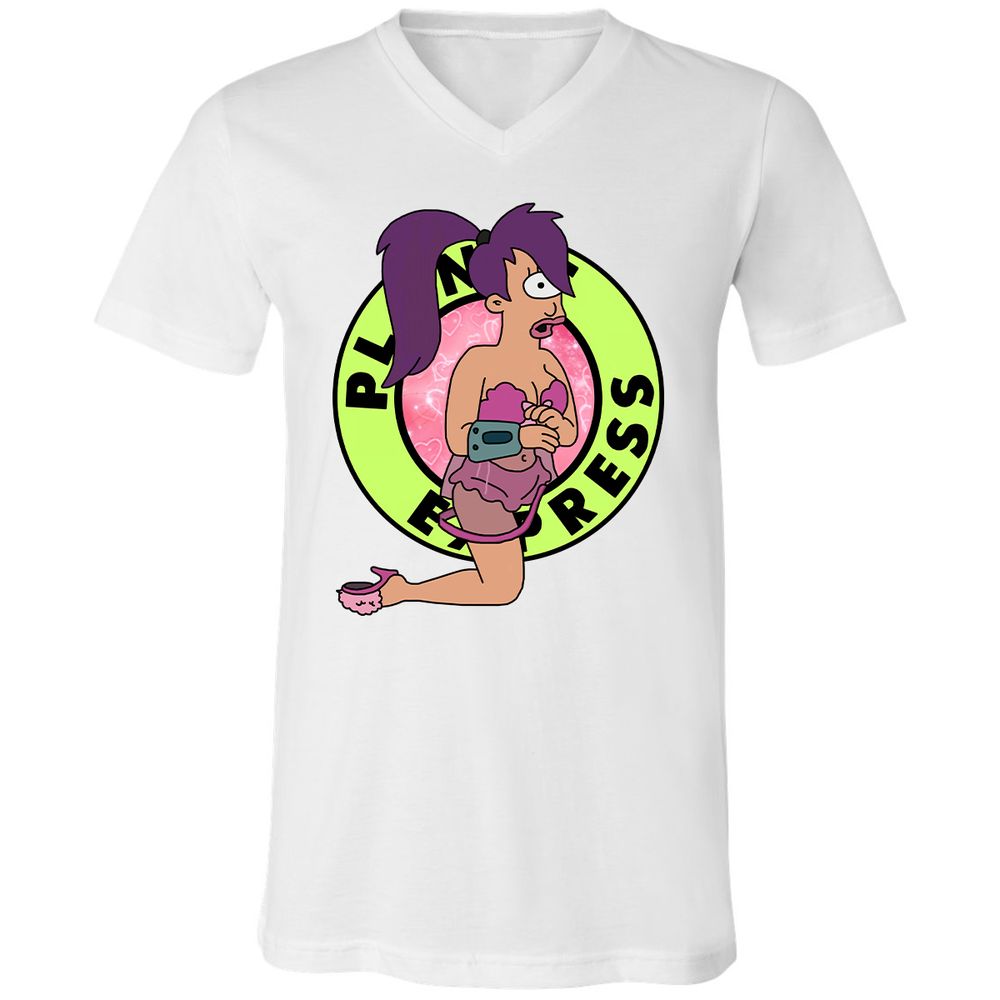 Unisex V-Neck T-Shirt - RVX3BEQ6 - White - 5