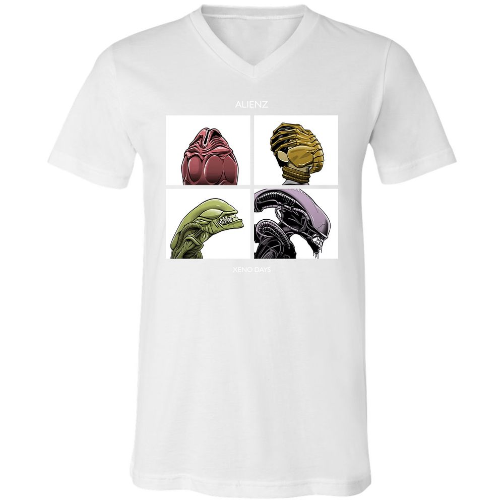 Unisex V-Neck T-Shirt - TVN763C4 - White - 5