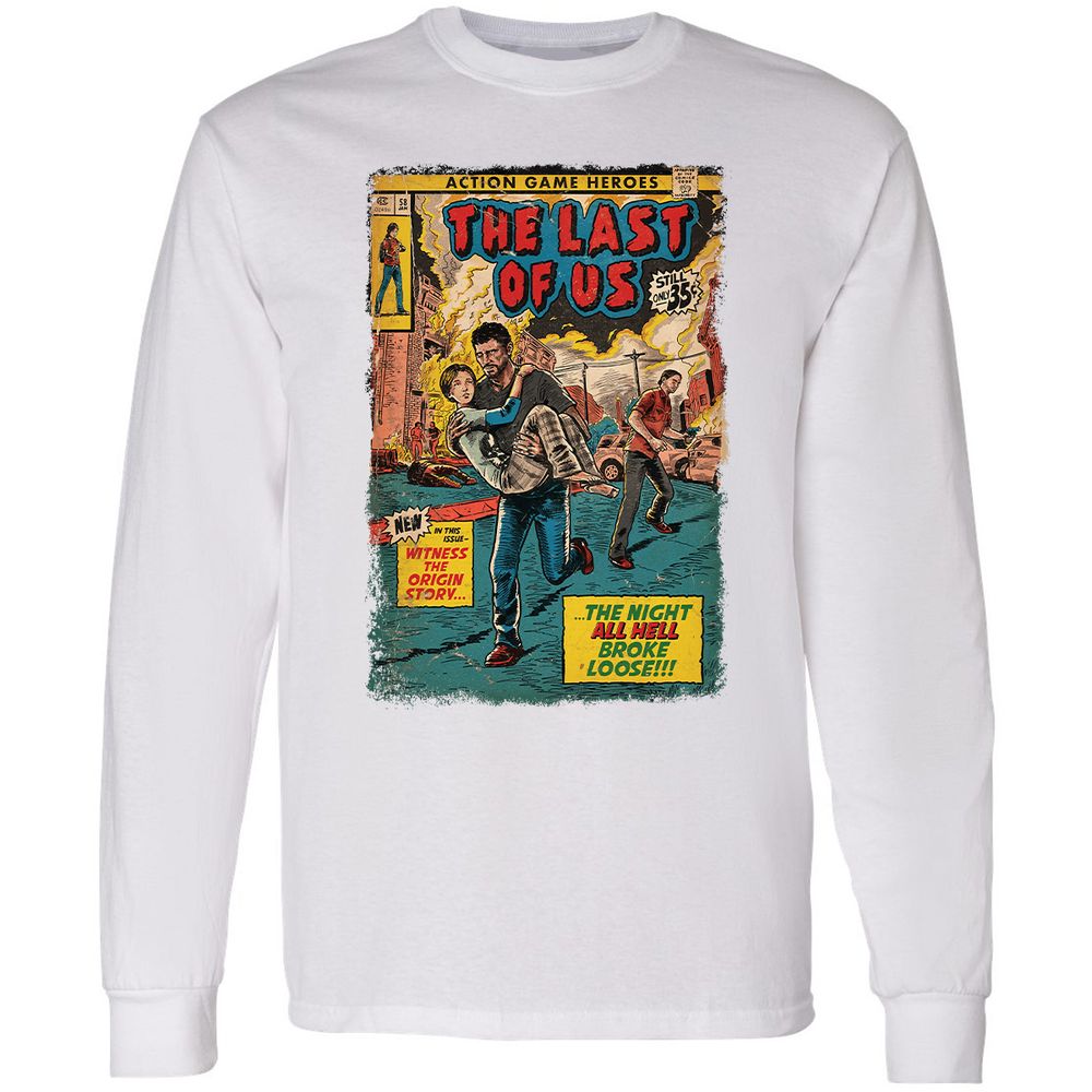 Long Sleeve T-Shirt - GR8HG68S - White - 5