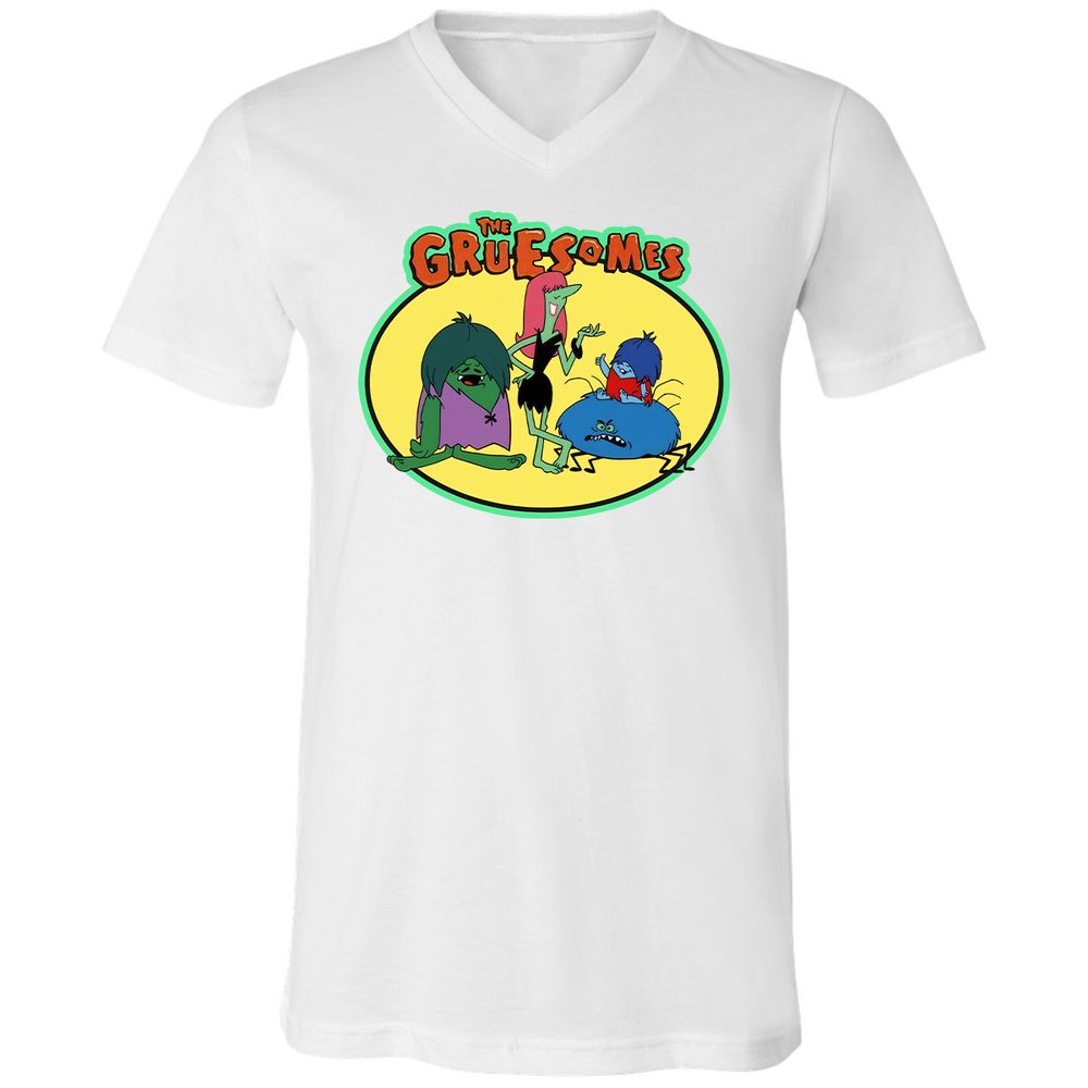 Unisex V-Neck T-Shirt - K2GAH2UV - White - 5