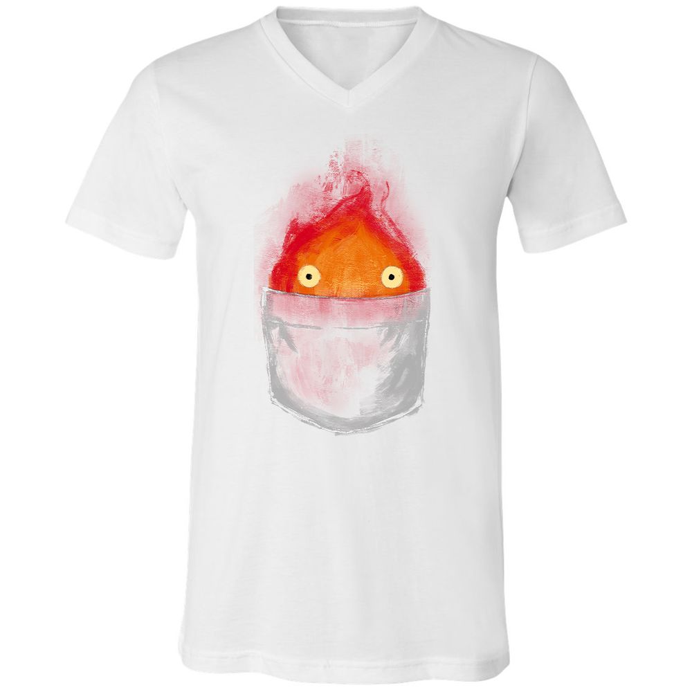 Unisex V-Neck T-Shirt - VS5UFSN3 - White - 5