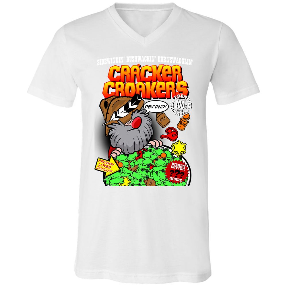 Unisex V-Neck T-Shirt - HPDLZR75 - White - 5