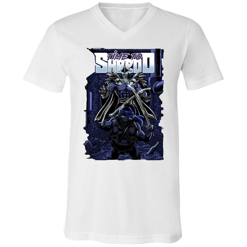 Unisex V-Neck T-Shirt - E69NYBJR - White - 5