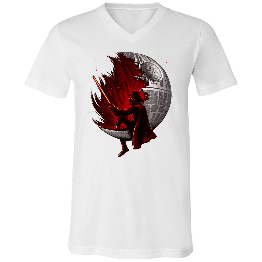 Unisex V-Neck T-Shirt - 7KRD32KX - White - 5