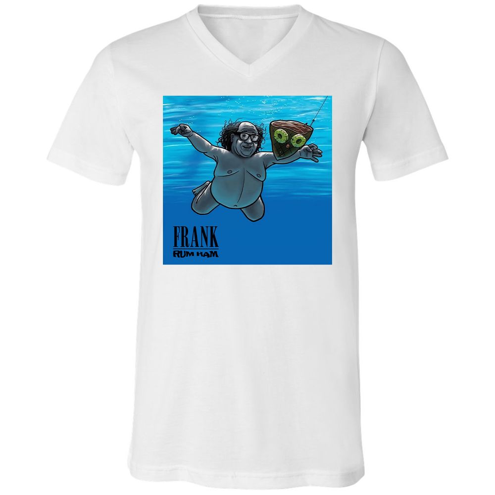 Unisex V-Neck T-Shirt - 98ADVRFA - White - 5