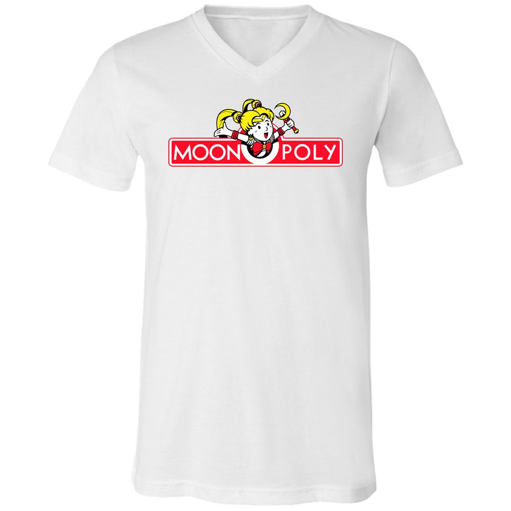 Unisex V-Neck T-Shirt - TA38M1JP - White - 5