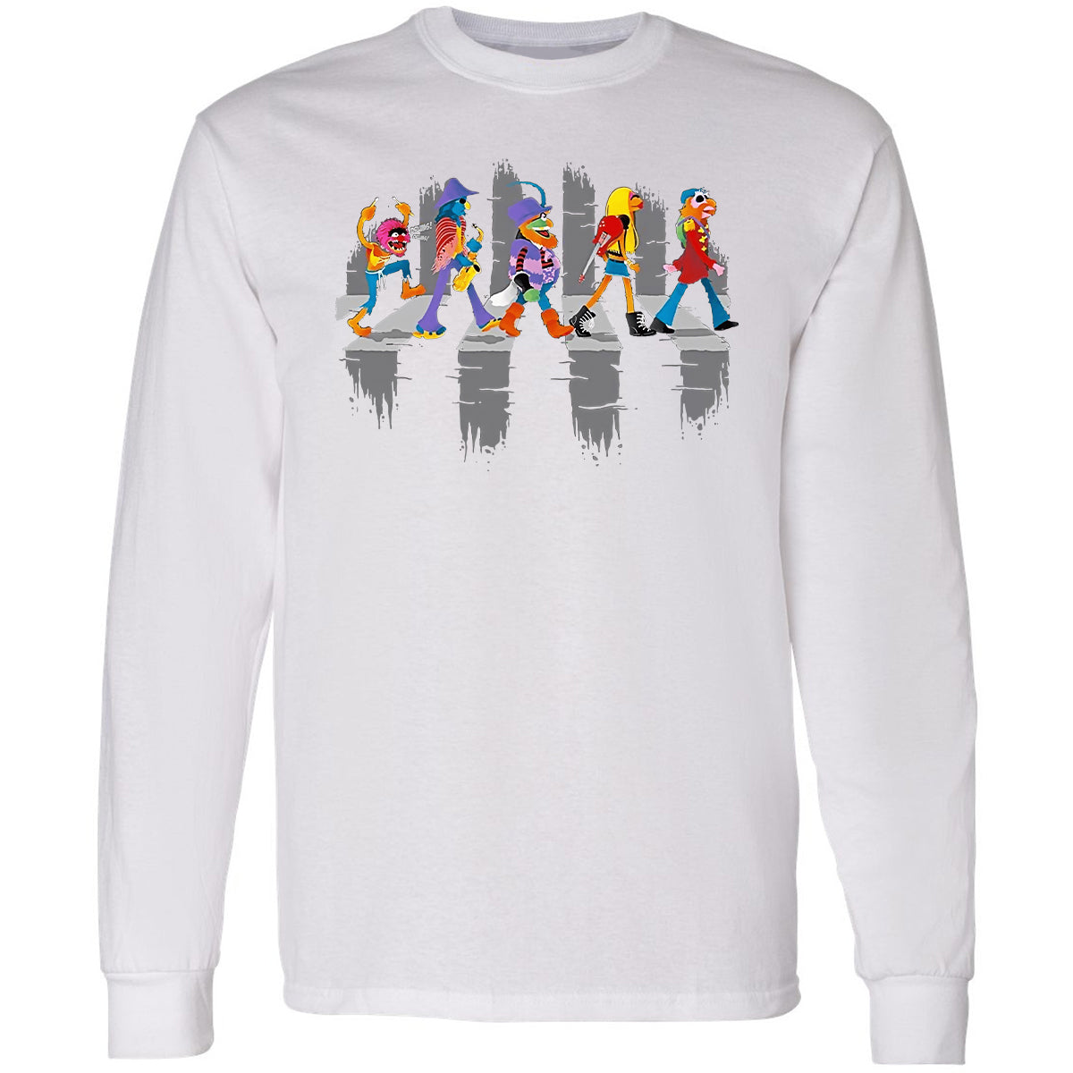 Long Sleeve T-Shirt - SRMFUGUP - White - 5