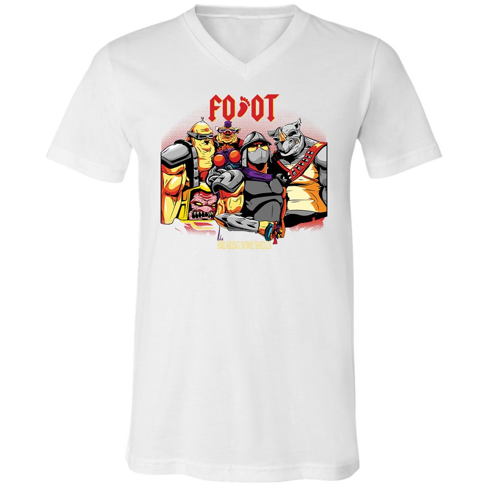 Unisex V-Neck T-Shirt - S697GV2C - White - 5