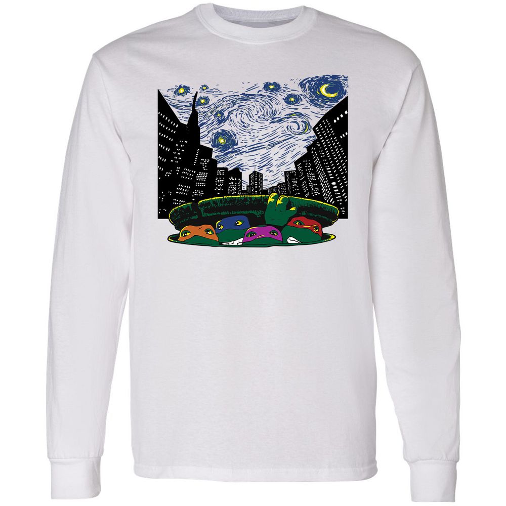 Long Sleeve T-Shirt - QYHNEHFG - White - 5