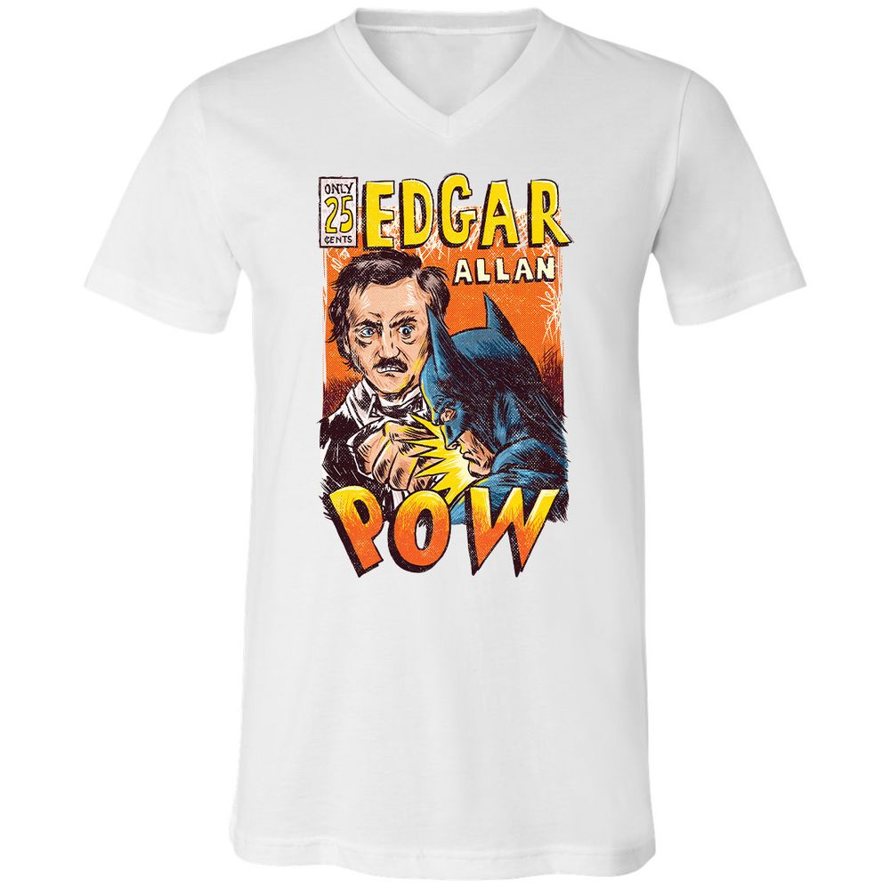 Unisex V-Neck T-Shirt - N1PQFWY8 - White - 5