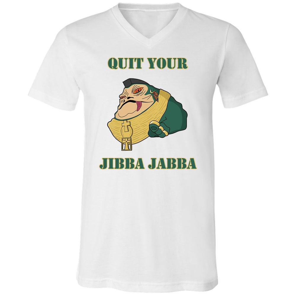 Unisex V-Neck T-Shirt - VLTF39YF - White - 5