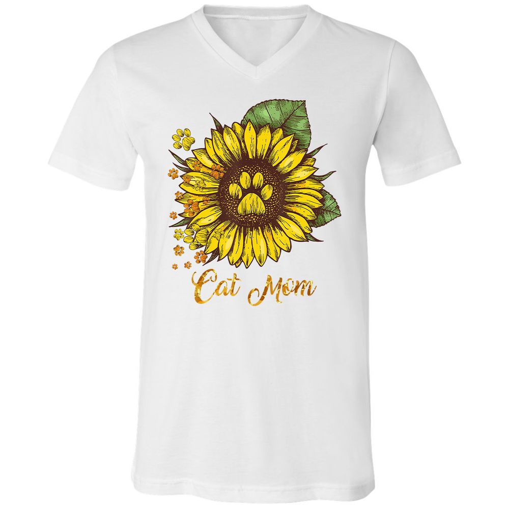 Unisex V-Neck T-Shirt - UUFEKDES - White - 5