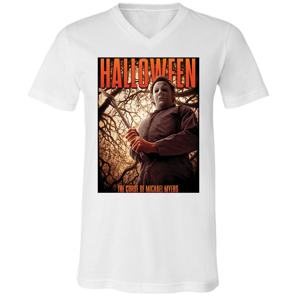 Unisex V-Neck T-Shirt - 32ST75B7 - White - 5