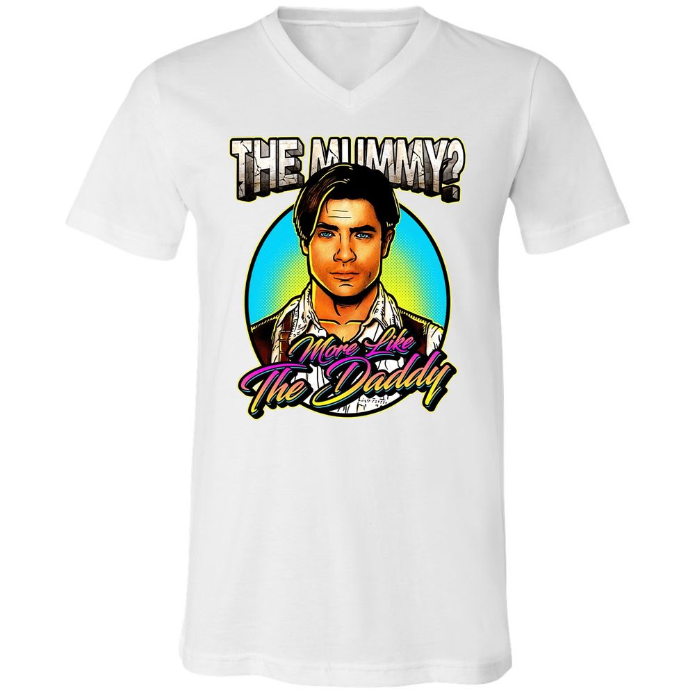 Unisex V-Neck T-Shirt - VYGZNWSP - White - 5