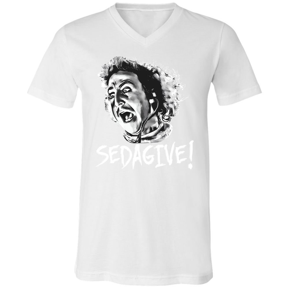 Unisex V-Neck T-Shirt - LF2UNZRP - White - 5