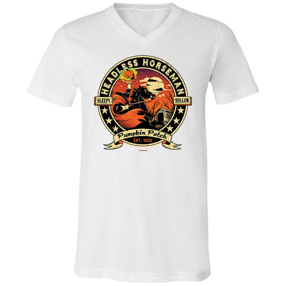 Unisex V-Neck T-Shirt - N5J1YUGM - White - 5