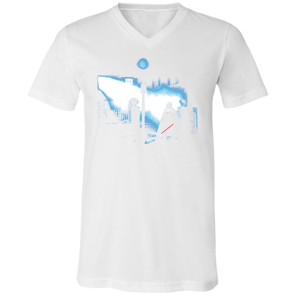 Unisex V-Neck T-Shirt - UUQEGEXK - White - 5