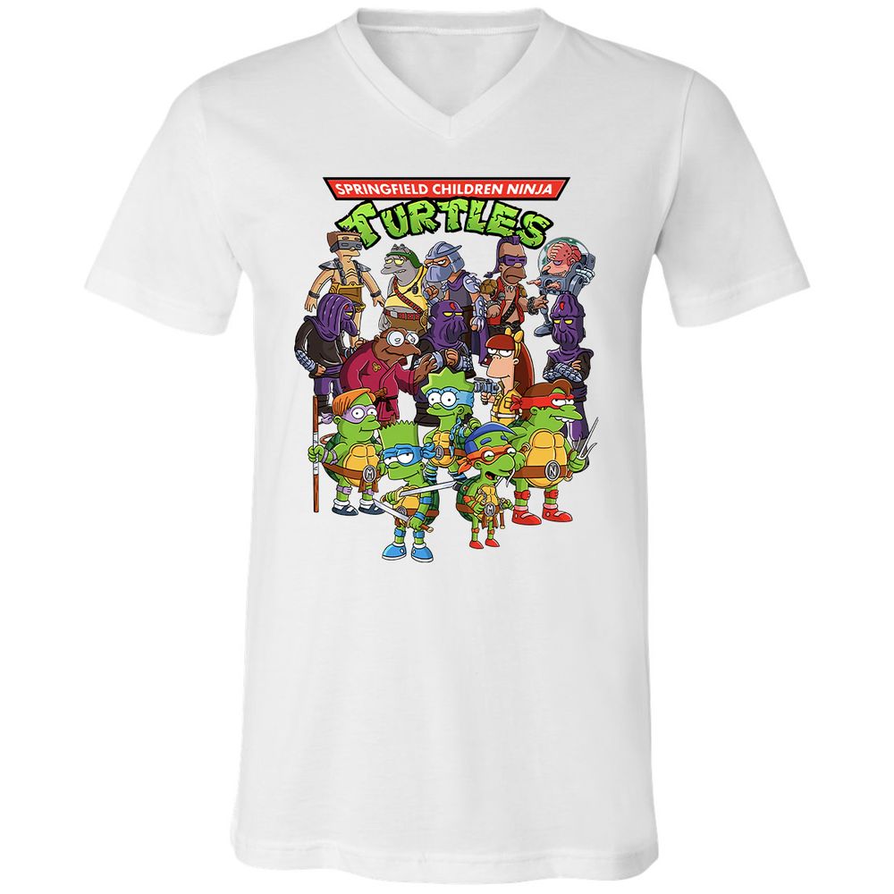 Unisex V-Neck T-Shirt - S466M8R5 - White - 5