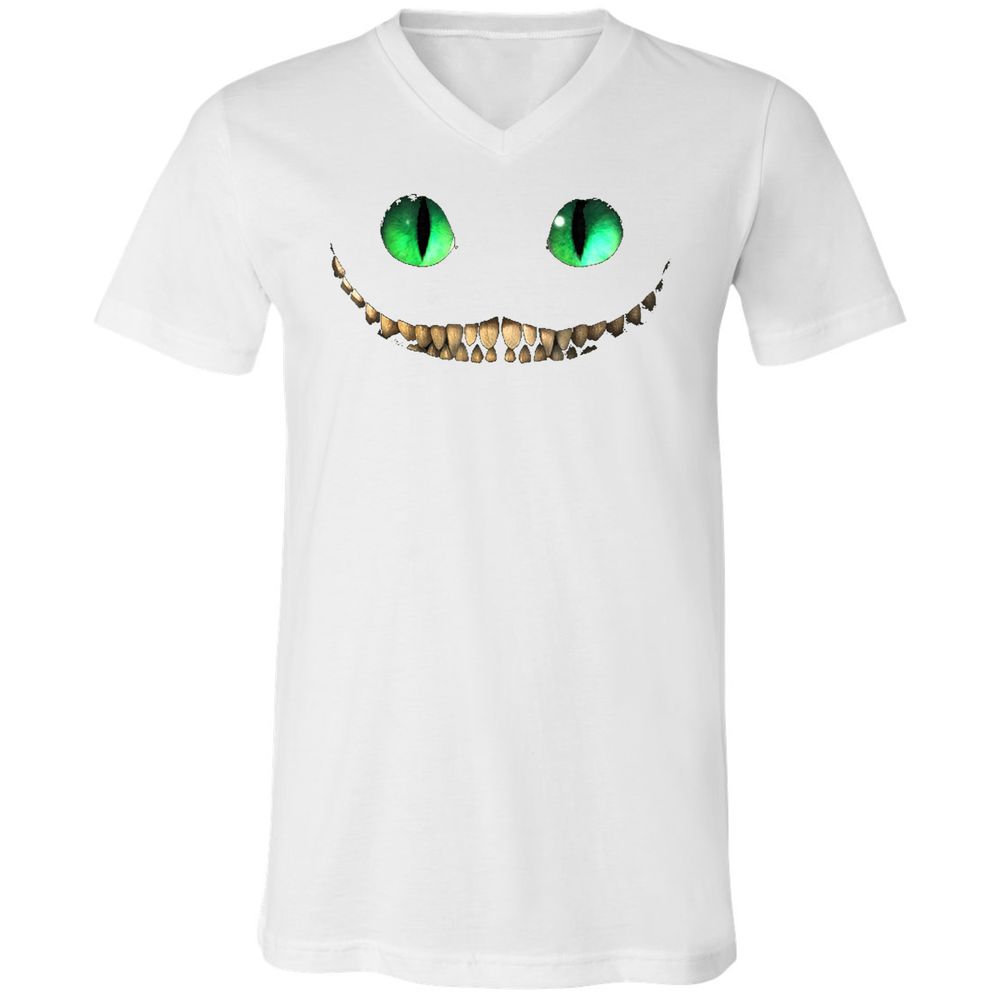 Unisex V-Neck T-Shirt - M1JA82S9 - White - 5