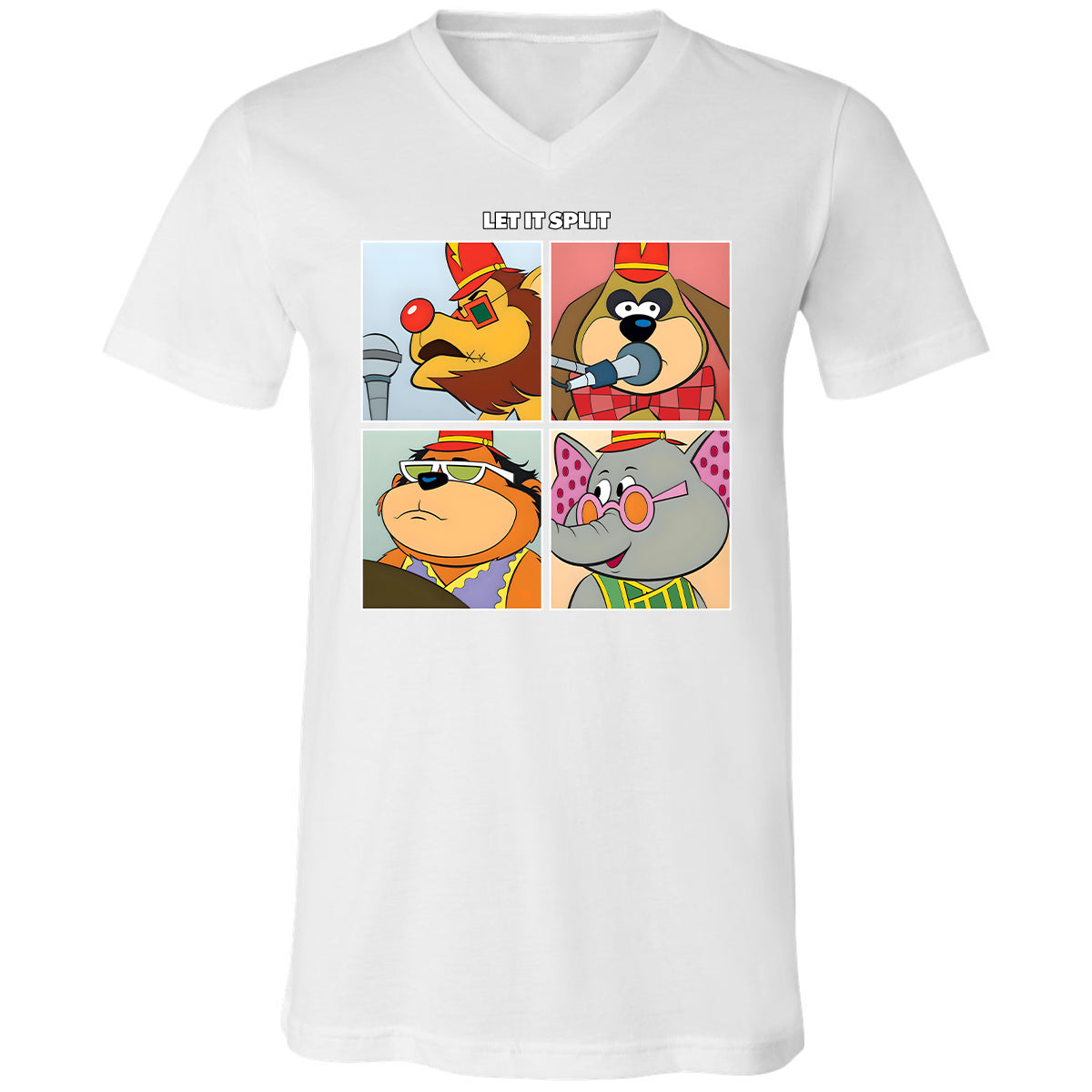 Unisex V-Neck T-Shirt - ZE2E4P57 - White - 5