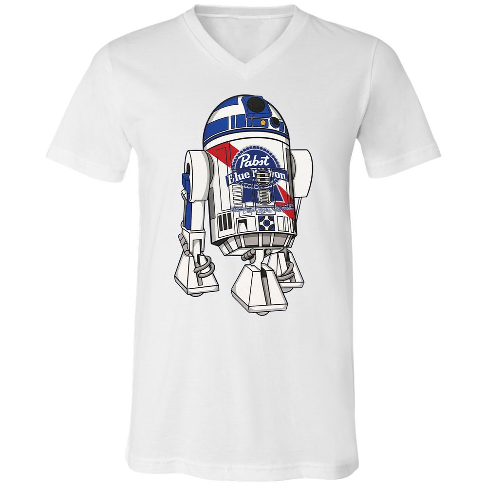 Unisex V-Neck T-Shirt - P7GZ5L2F - White - 5