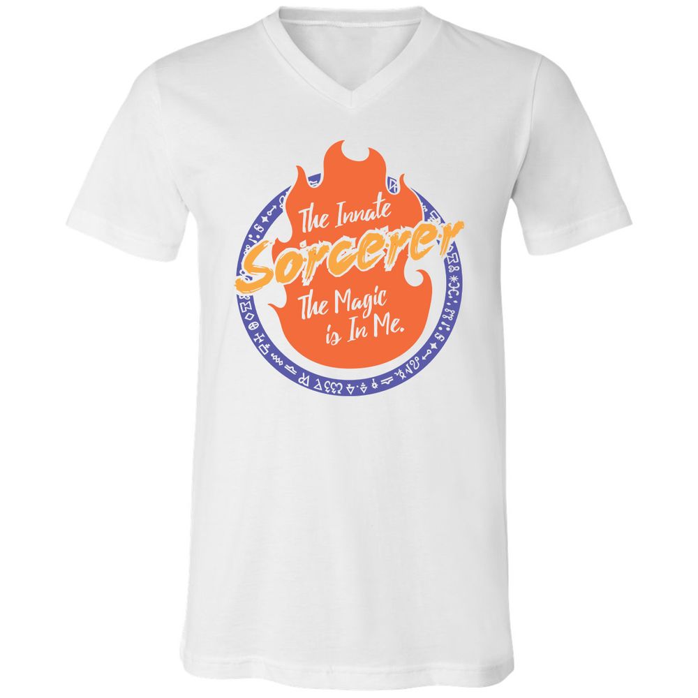 Unisex V-Neck T-Shirt - SZA8LFXD - White - 5