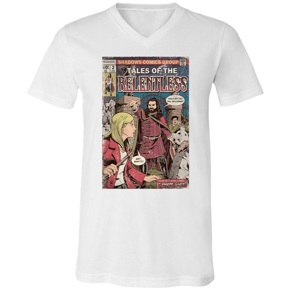 Unisex V-Neck T-Shirt - T86CUAYS - White - 5