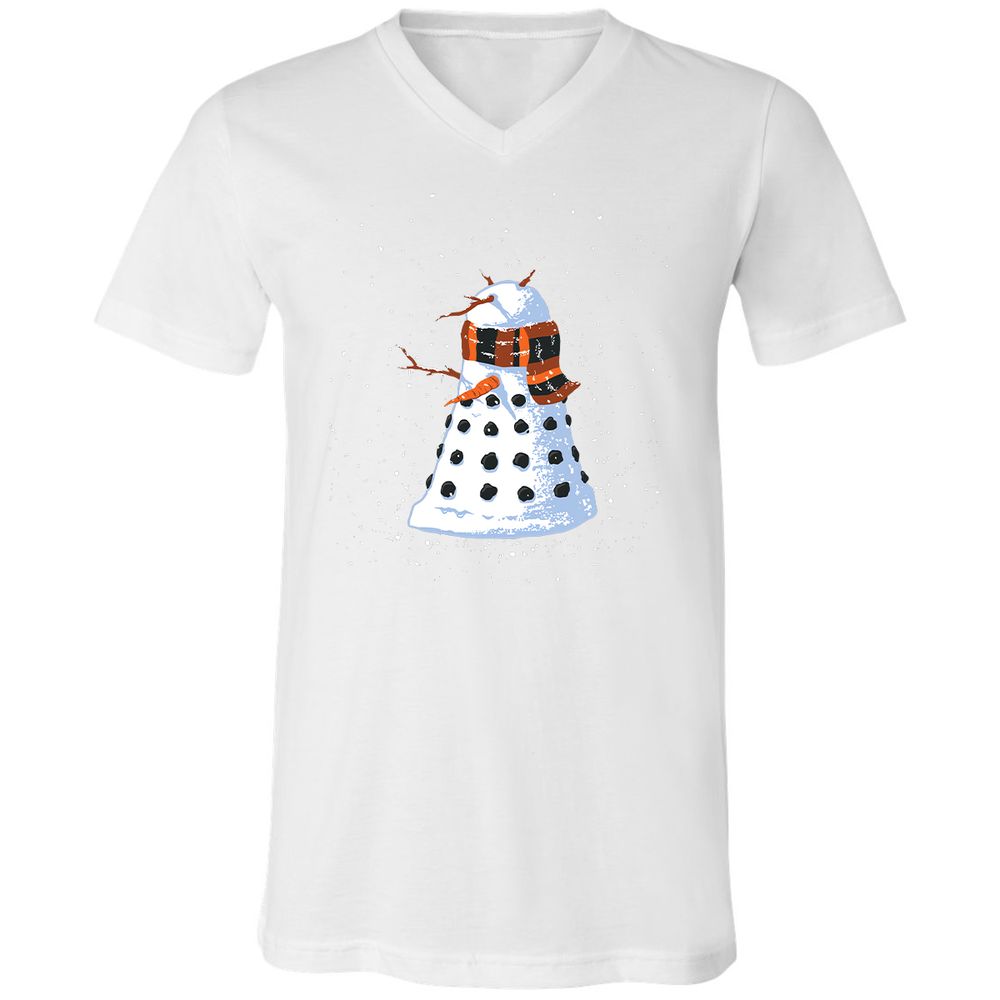 Unisex V-Neck T-Shirt - RRLM7KML - White - 5