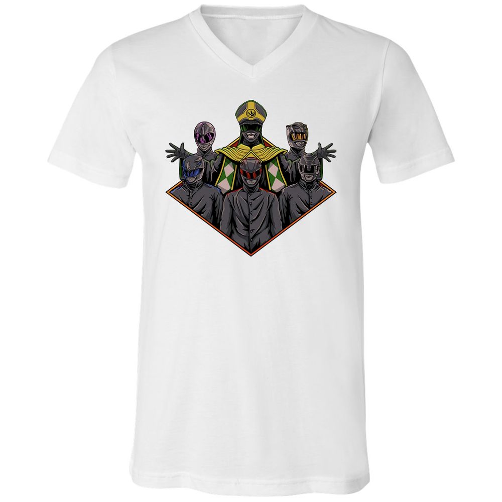 Unisex V-Neck T-Shirt - M84R9EEN - White - 5